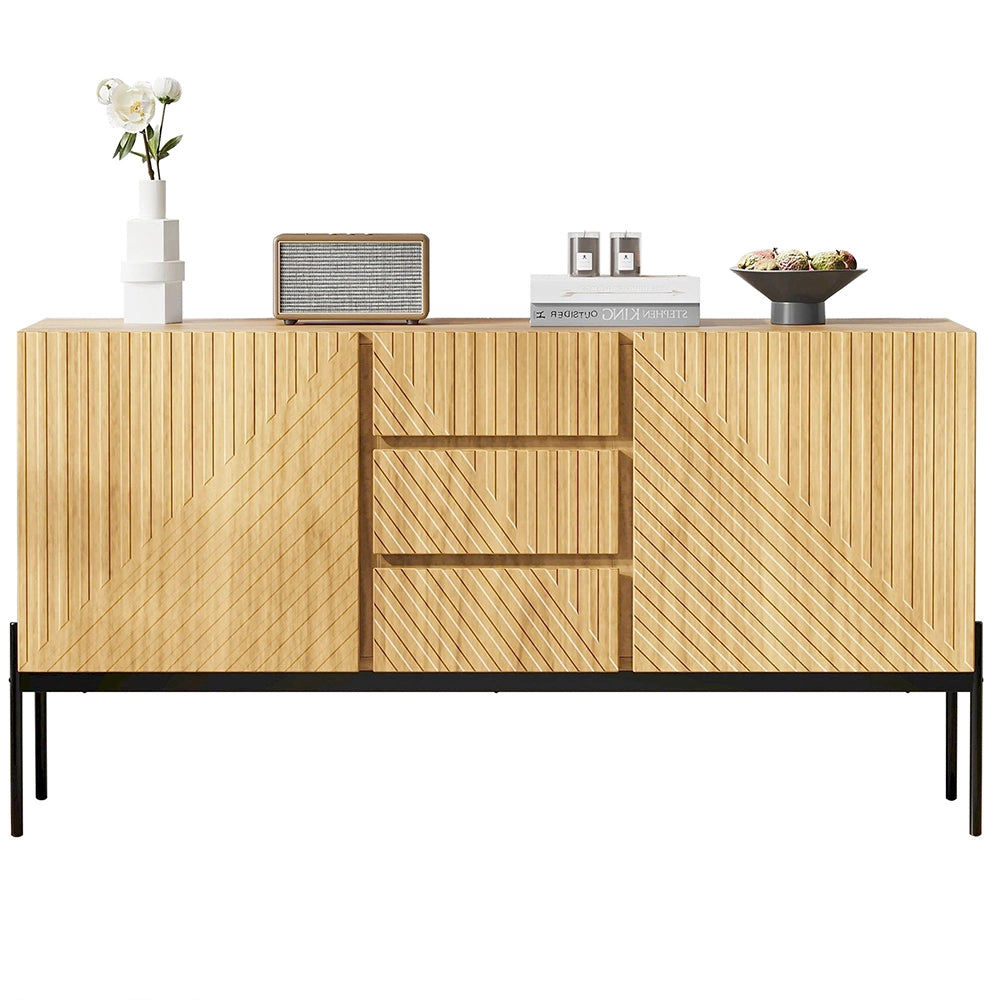 Buffet TV - Xylo - 2porte+3cassetti 140x40x75cm