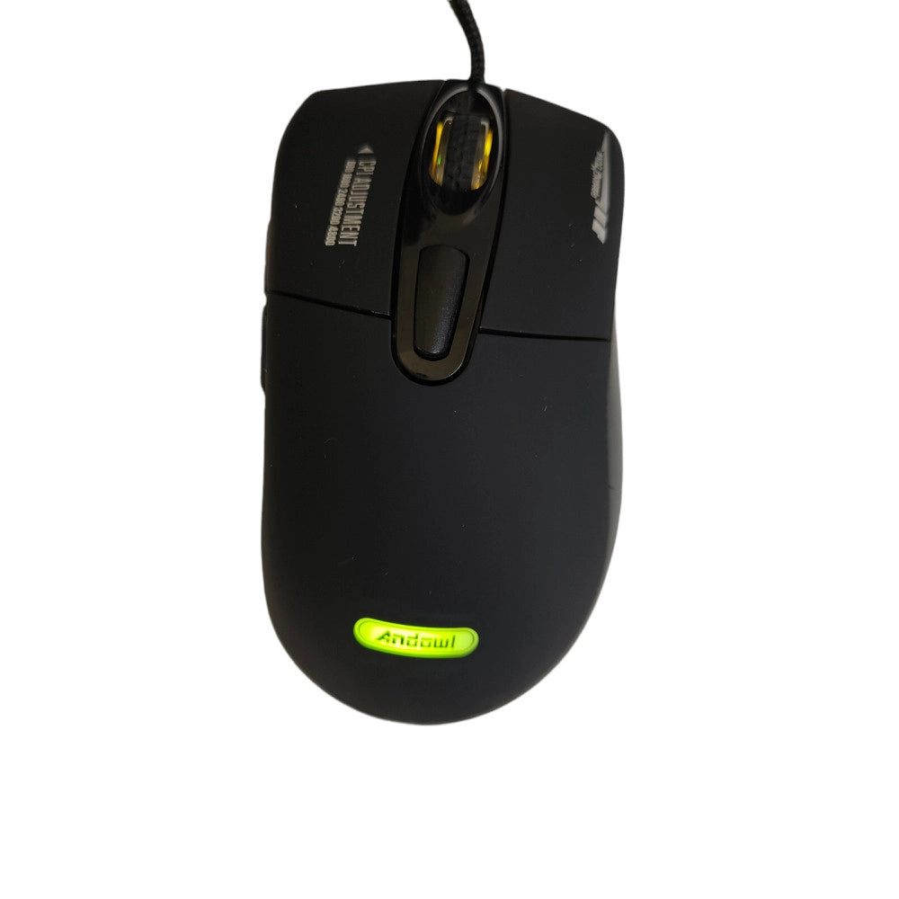 Trade Shop - Mouse Gaming Led Per Pc Notebook Laptop Dpi Regolabile Filo Usb Ottico Q-t144 -