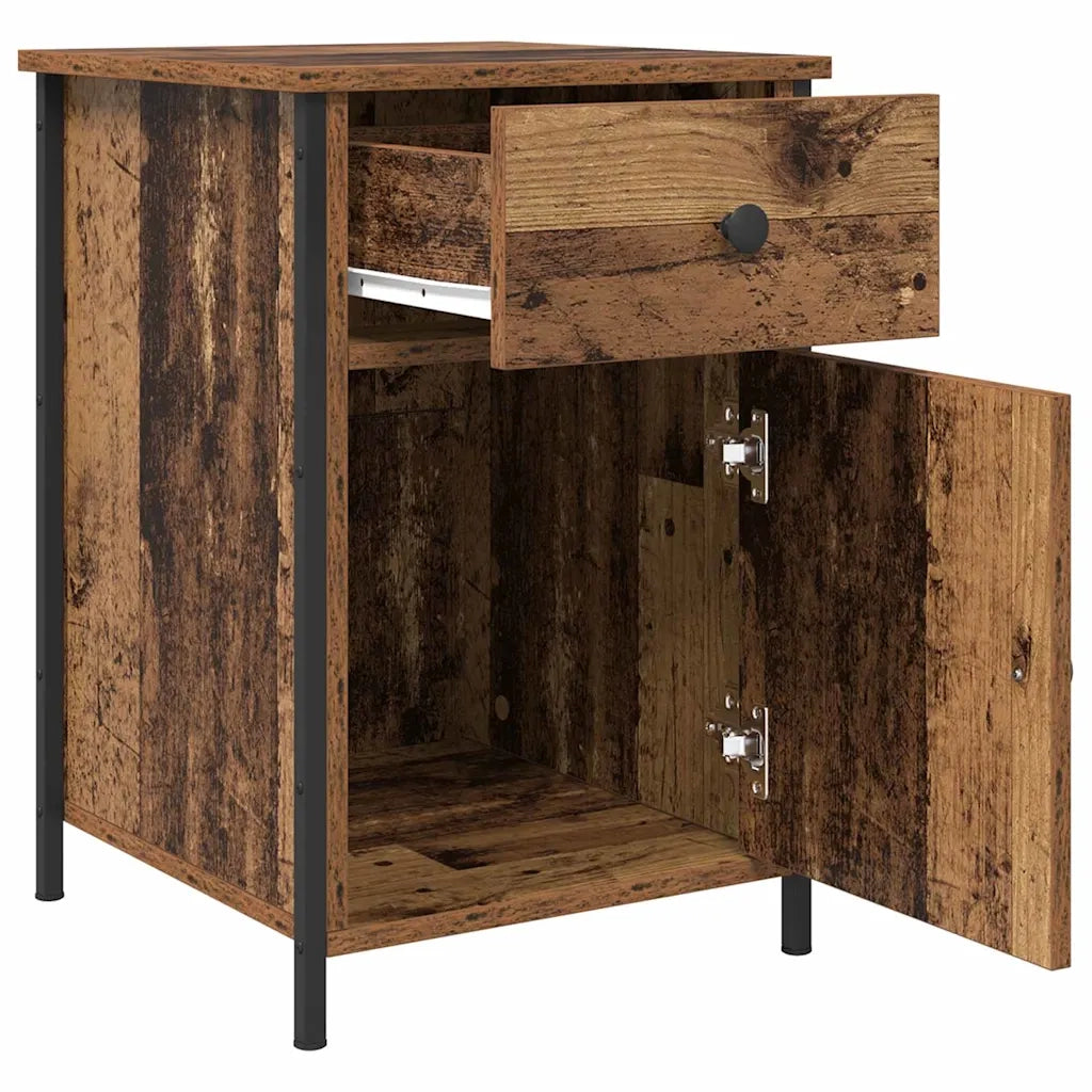 Armadio da Notte 2 pcs Legno vecchio 40 x 42 x 60 cm 875781