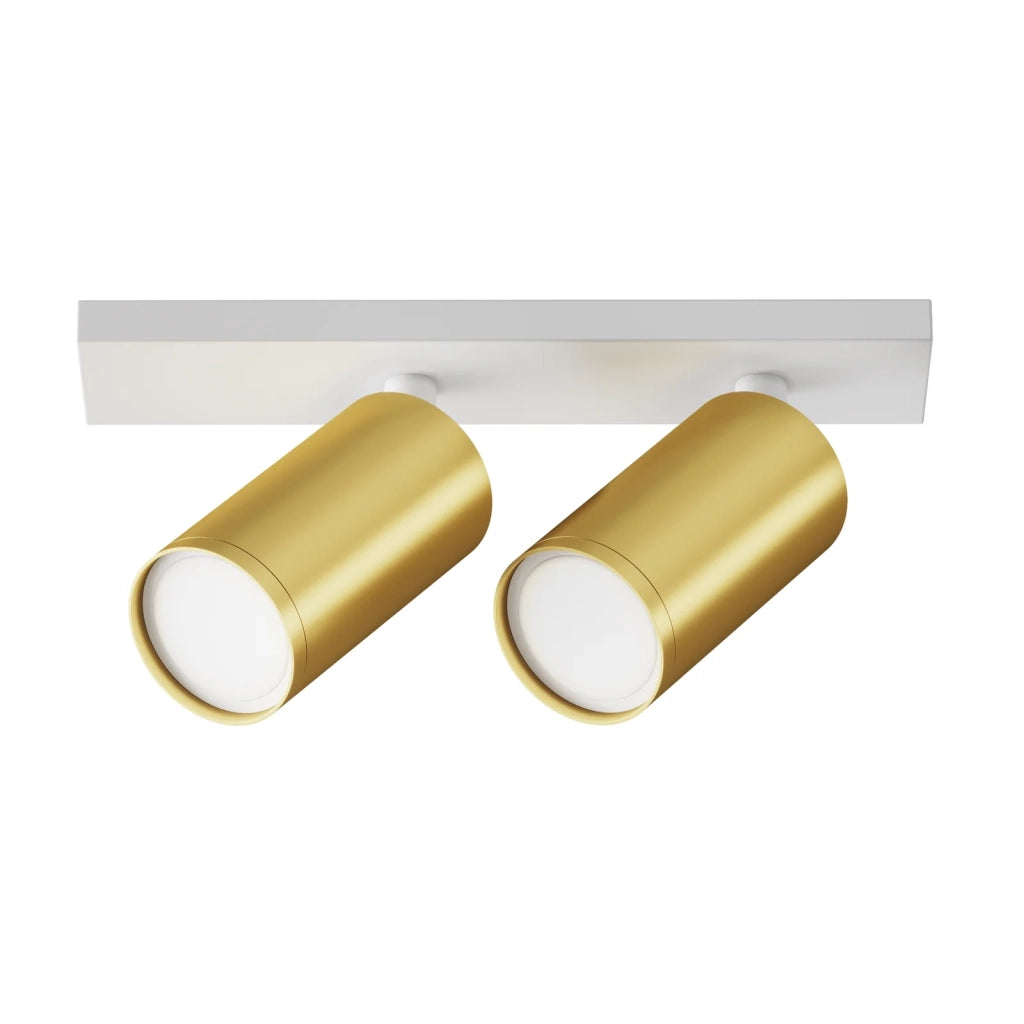 Maytoni Lampada da soffitto moderna FOCUS S 2 luci GU10 bianco metallo