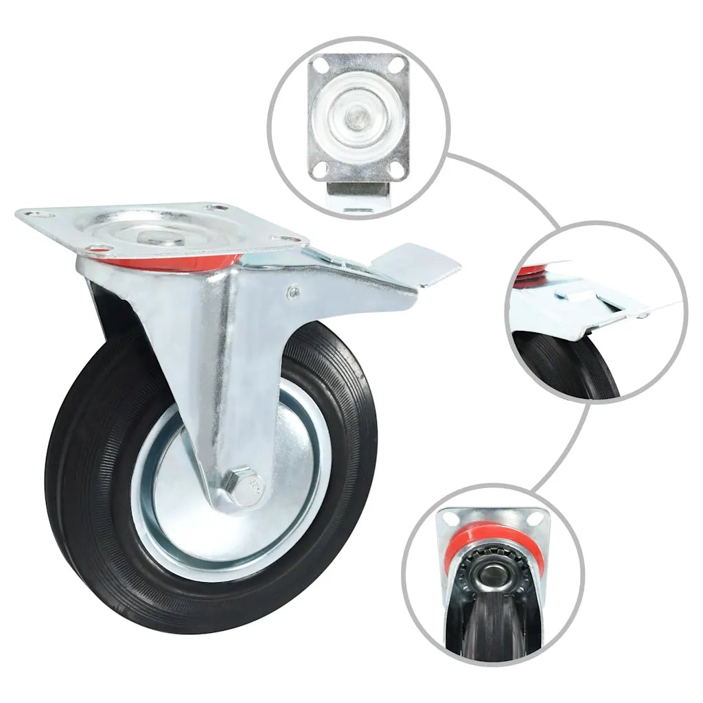 Ruote Girevoli 8 pz 200 mm 278031