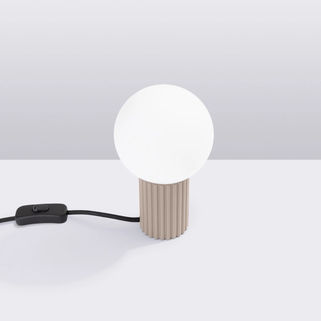 Lampada da tavolo HALO taupe