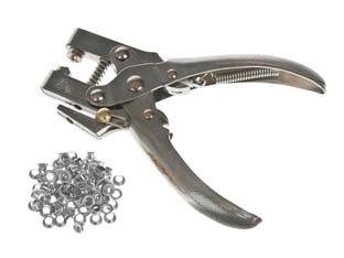 PINZA OCCHIELLATRICE PROFESSIONALE CON OCCHIELLI- - mm.170 - 1 pezzi ALTE