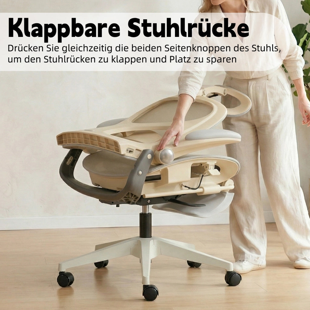 Sedia da ufficio ergonomica ¨C zephmum ¨C grigio