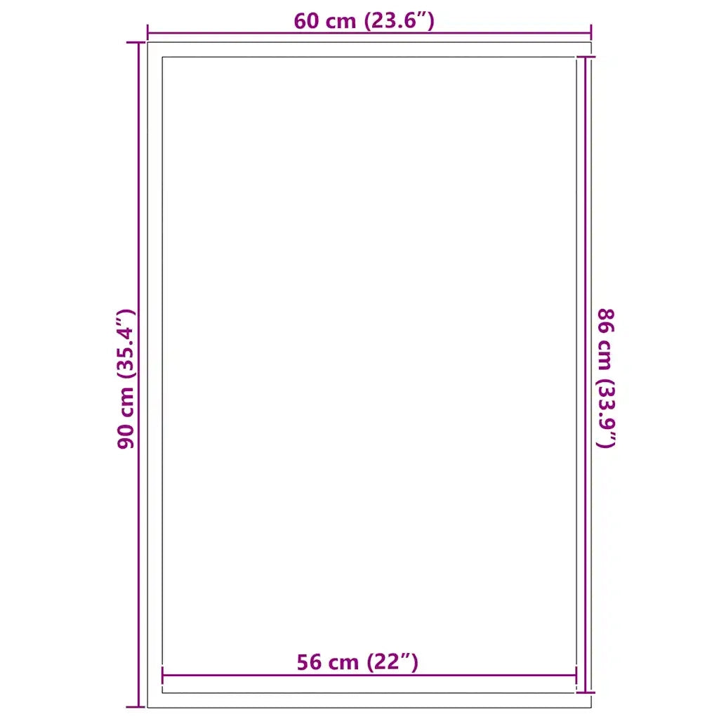 Zerbino Nero 60x90 cm 4105558