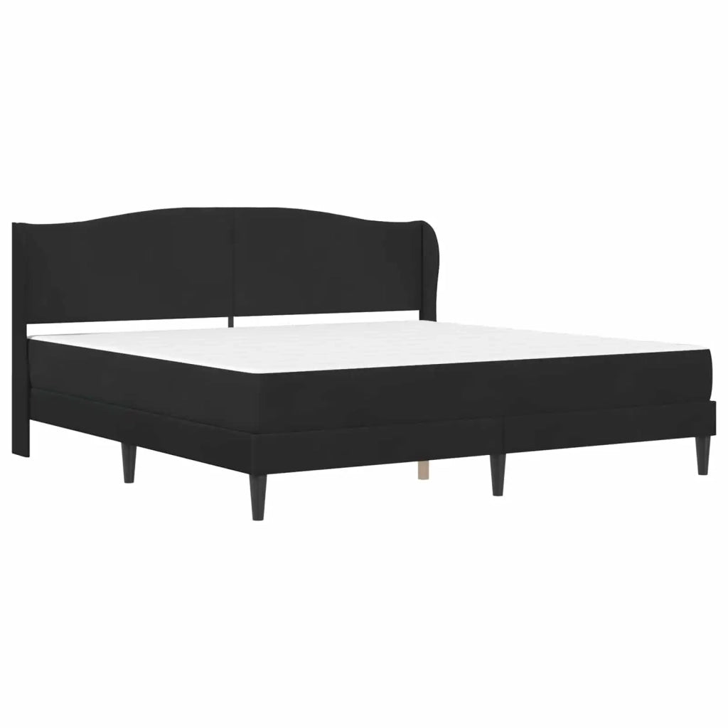 Struttura del letto con testiera Nero 180 x 200 cm Velluto 3415224