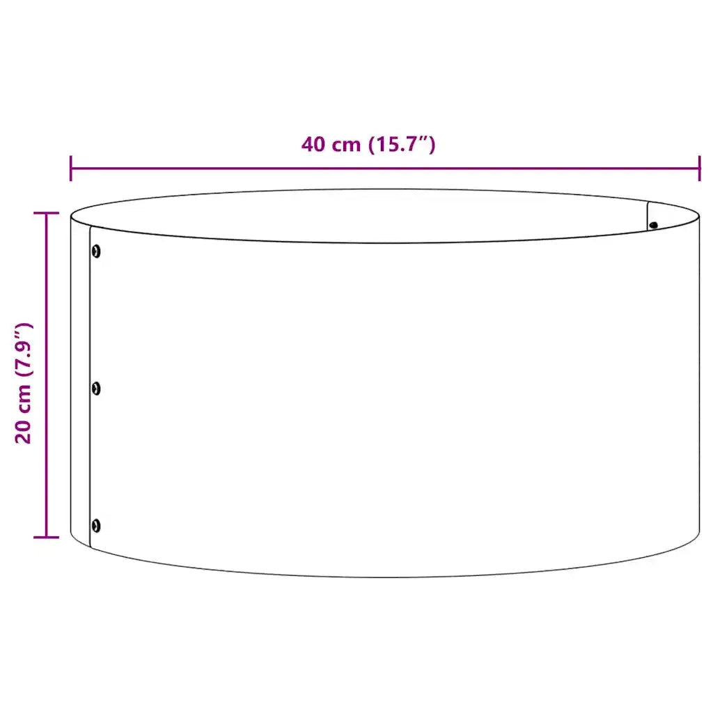 Anello per vaso 5 pcs Bianco 40 x 40 x 20 cm 873609