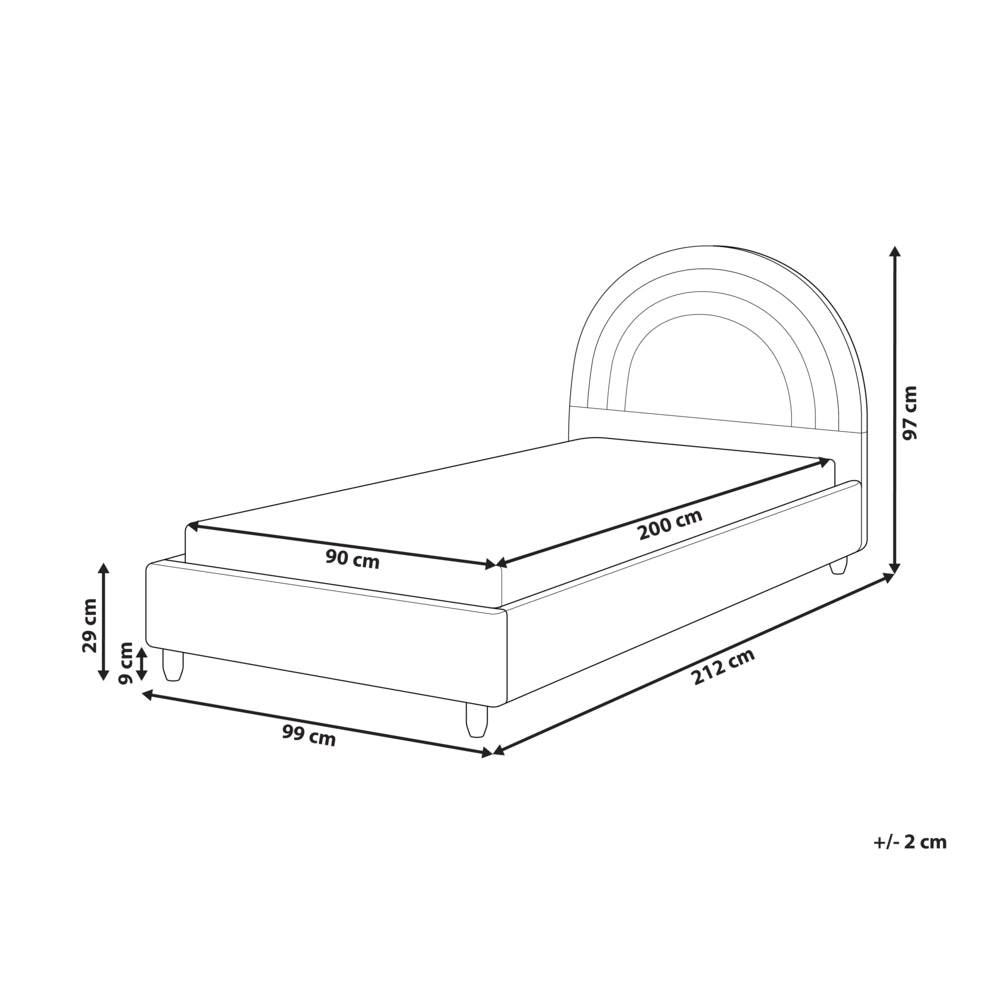 Letto moderno in velluto rosa per bambini con base a doghe Cameretta Moderna