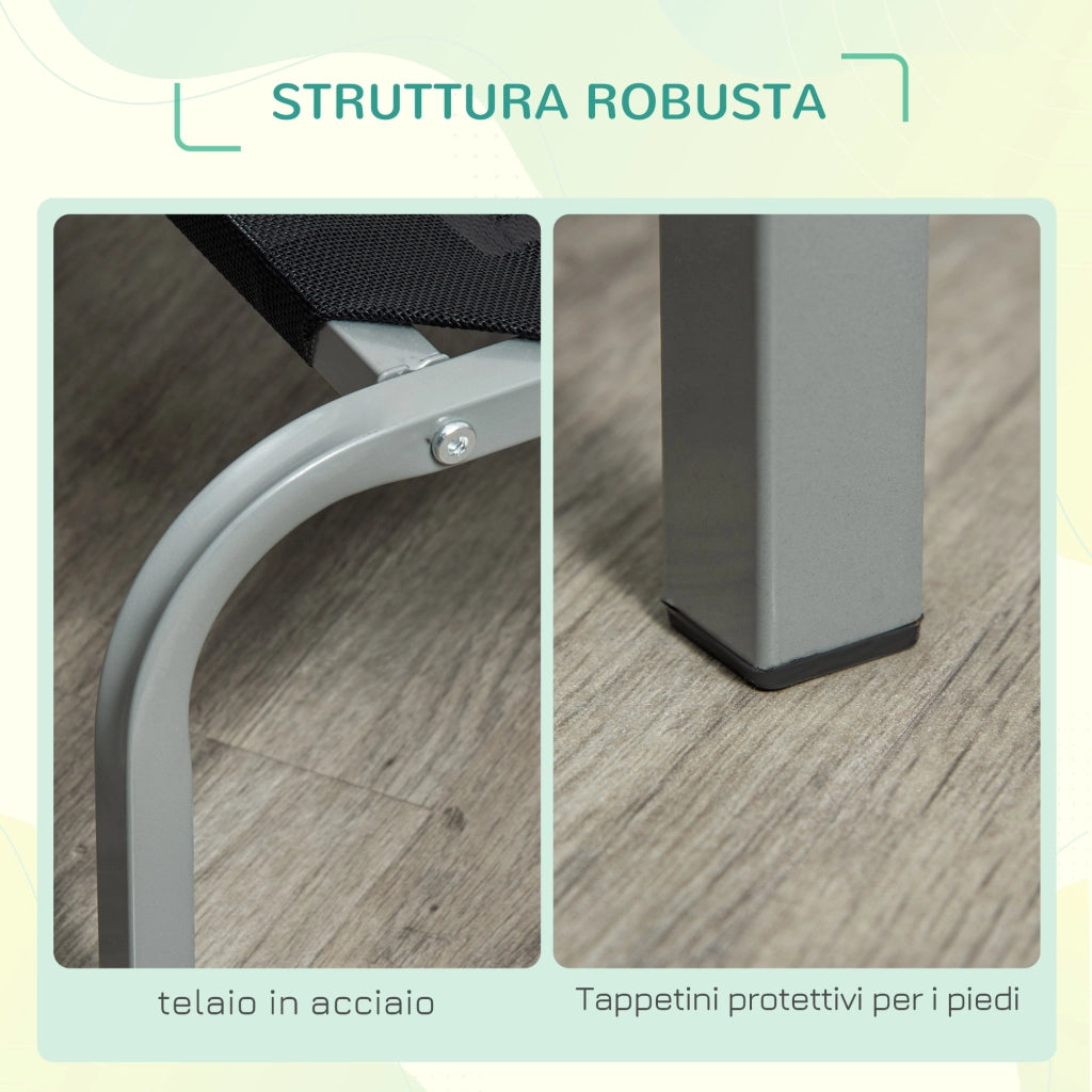 Cuccia per Cani Interno Esterno ¨C Minimal ¨C Nero 130x90x20cm