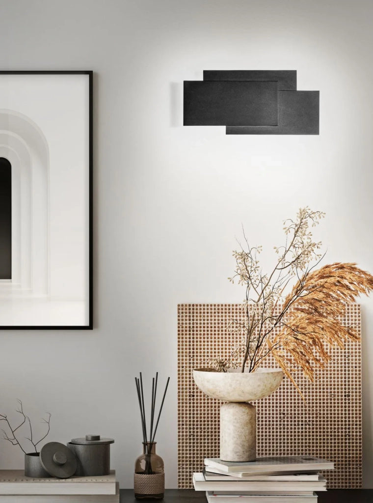 Applique in alluminio verniciato nero Dip LED 36W 3000K CRI?80 220-240V 50/60Hz 2880Lm