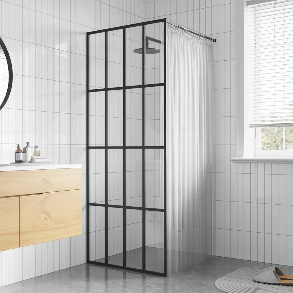Cabina Doccia con Vetro Temperato Trasparente 90x195 cm CFW4408867