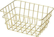 Cassa di Stoccaggio Trendy in Oro per Bagno e Salotto