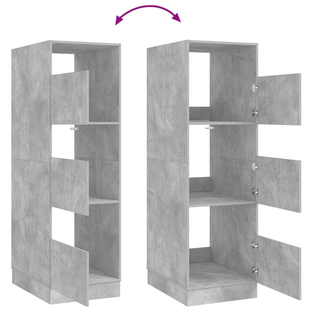 Mobile da lavanderia con porta Calcestruzzo 50 x 68 x 162 cm 3422795