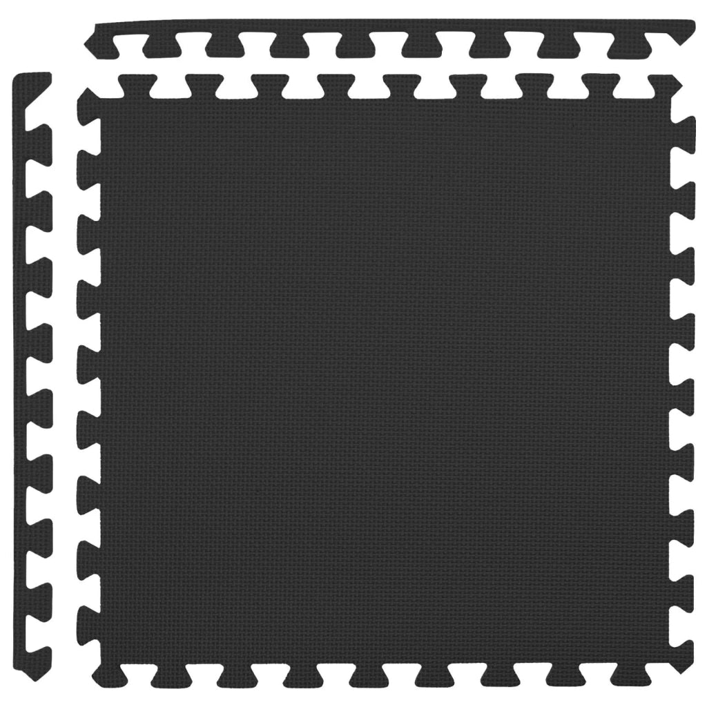 Tappeti 24 pcs Nero 8,64 m² Schiuma EVA 42040752
