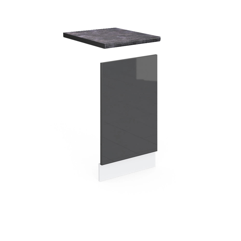 Pannello frontale R-Line Antracite lucido/Bianco 45 cm, PL Antracite Vicco