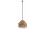 Lampada a sospensione rattan boho marrone Brezze E27