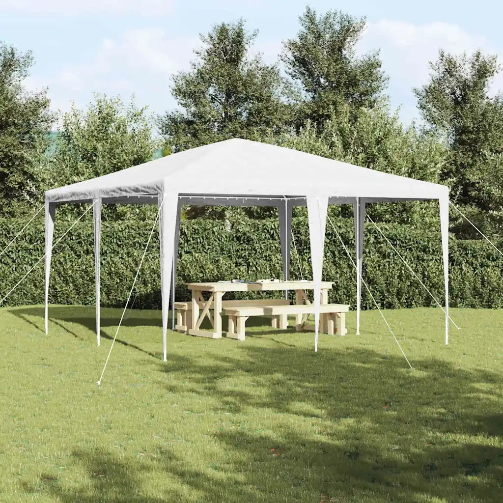 Tenda Party Bianco 400 x 400 x 266 cm Polietilene e Acciaio 42003421