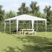 Tenda Party Bianco 400 x 400 x 266 cm Polietilene e Acciaio 42003421