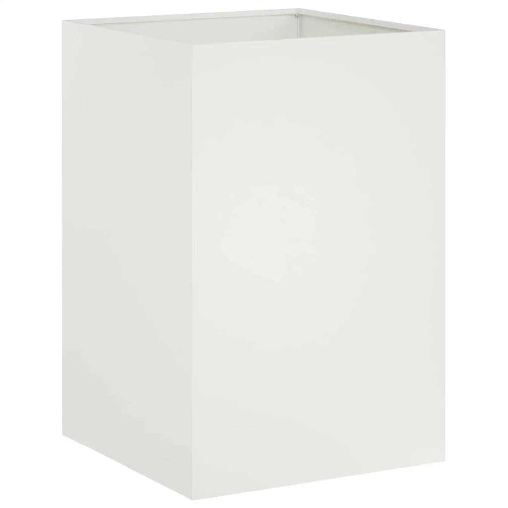 Vaso da giardino Bianco 40 x 40 x 75 cm 8005374