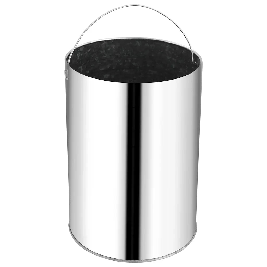 Pattumiera da Albergo 32 L in Acciaio Inox 51094