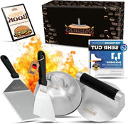 Set per Smashare Burger - 4 pezzi con accessori