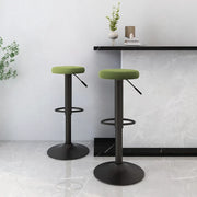 Sgabelli da Bar 2 pz Verde Chiaro in Velluto 333145