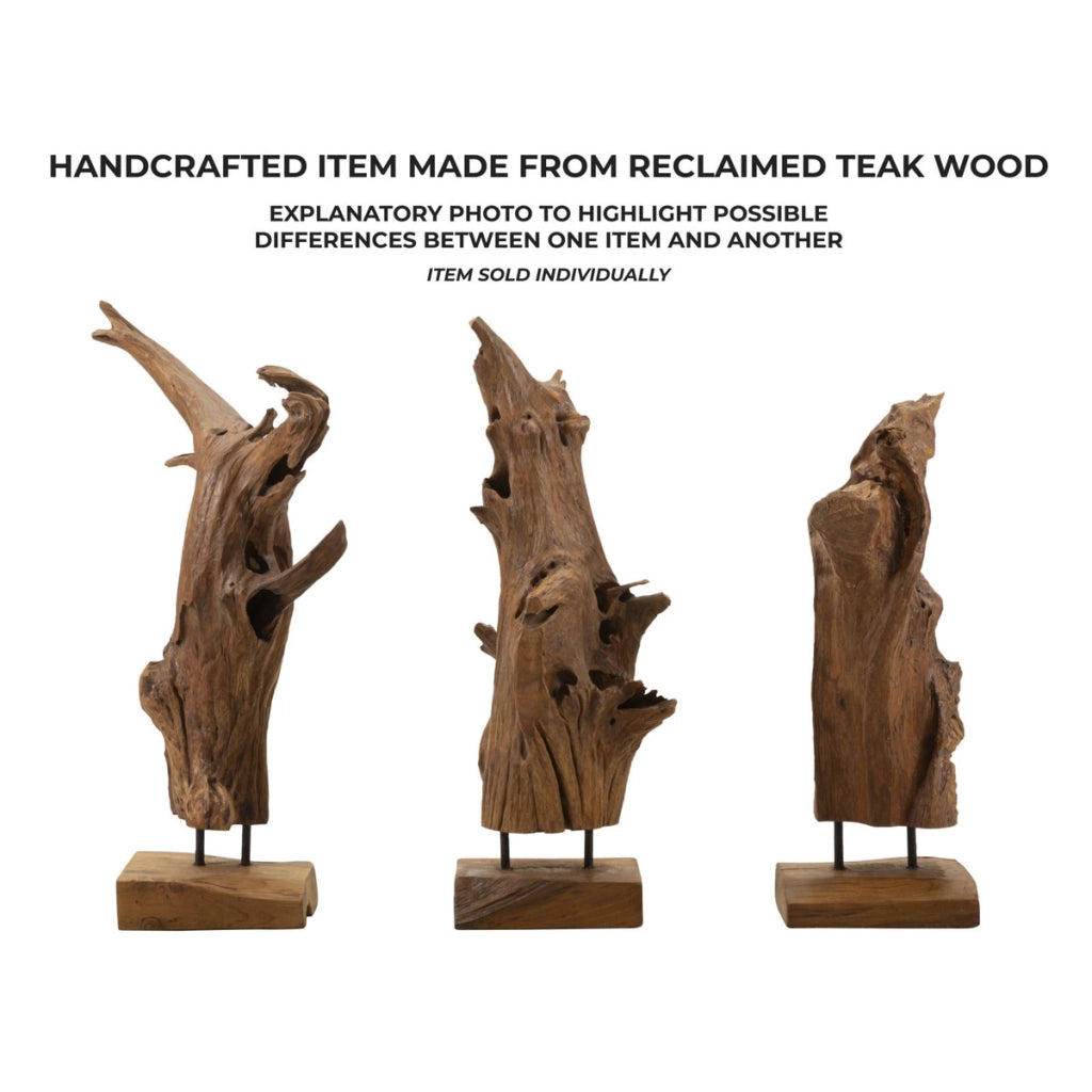 Scultura Radice 2, Marrone, Legno, 23x27x64 cm