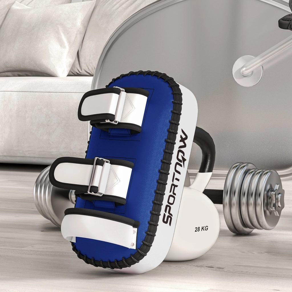 Pao da boxe imbottito per braccio ¨C Minimal ¨C blu 38x20x18 cm