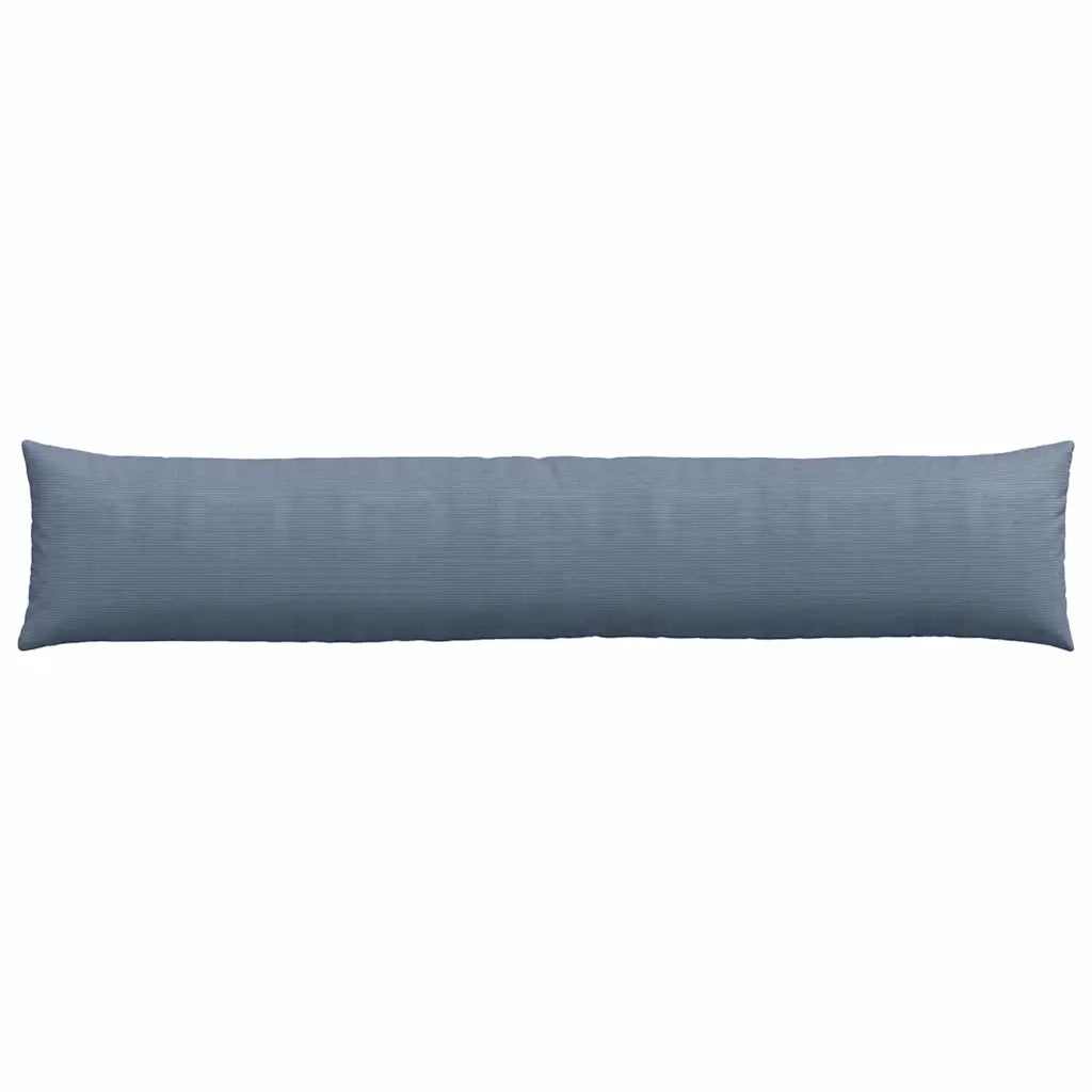 Cuscini da Divano 2 pz-Set di 2 Cuscini per Sofa Blu 200 x 40 cm Tessuto in Cords 845576