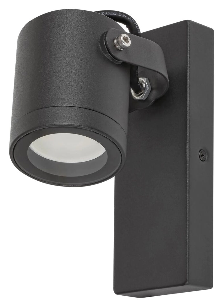 Applique esterno industriale 1 luce GU10 antracite Rabalux