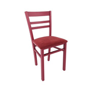 Set 2 sedie in legno Cromica colore rosso cremisi
