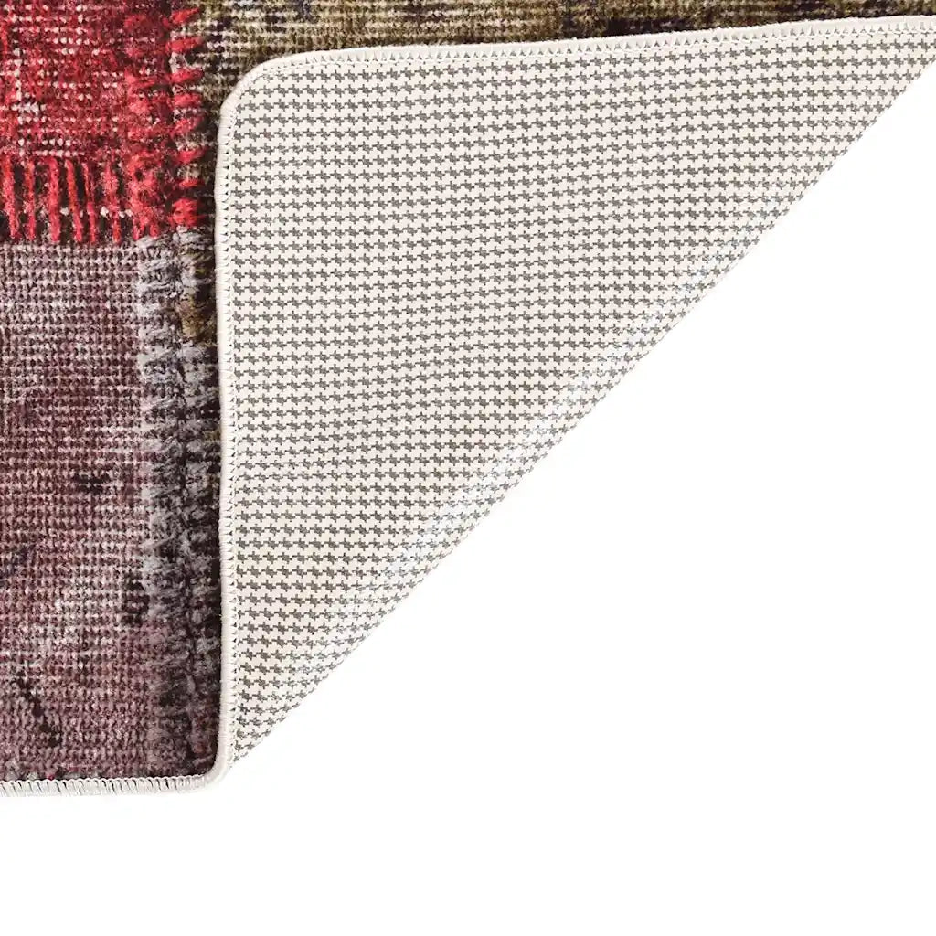 Tappeto Lavabile Patchwork 80x300 cm Multicolore 337965