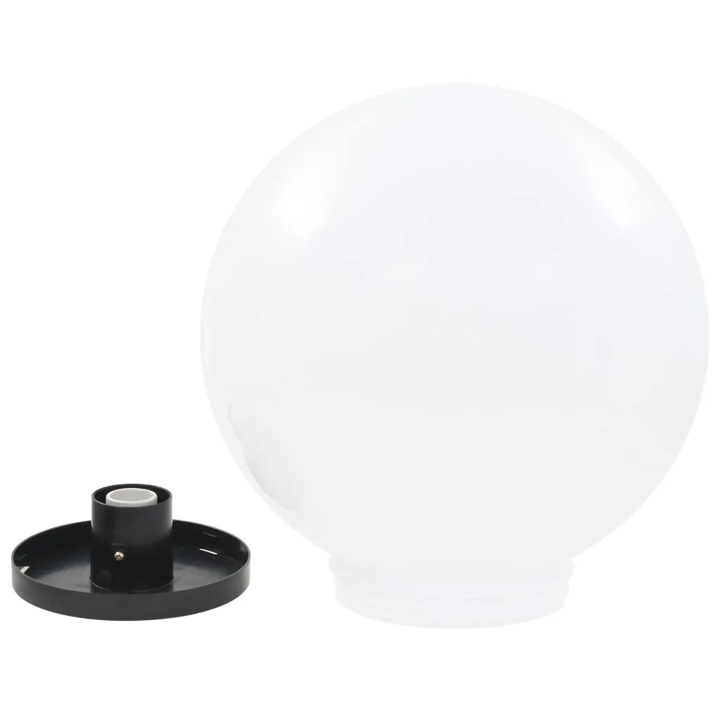 Set Lampade a LED Sferiche 2 pz 40 cm in PMMA 50657