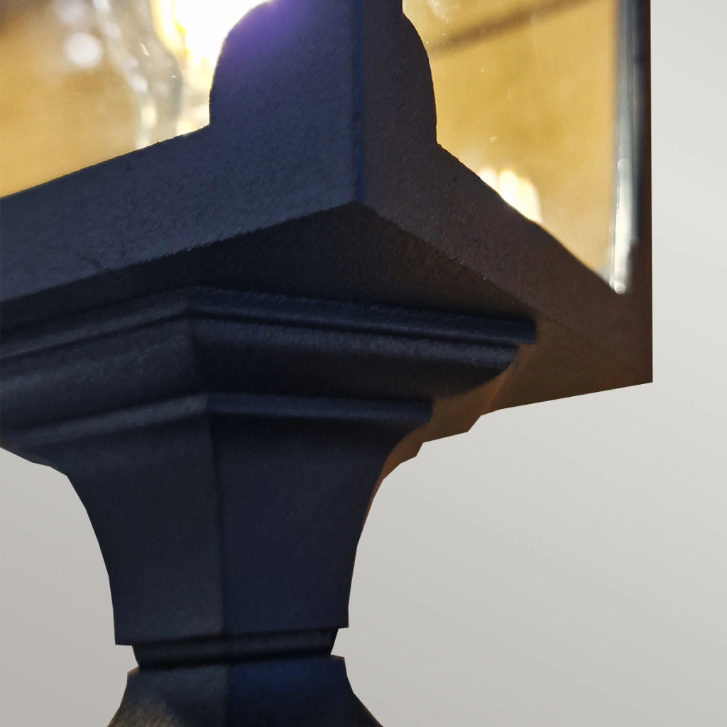 Lanterna da giardino Chapel Elstead nera E27 60W IP44