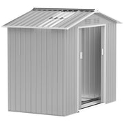 Casetta da Giardino ¨C Minimal ¨C 213x130x185 cm Grigio Argento