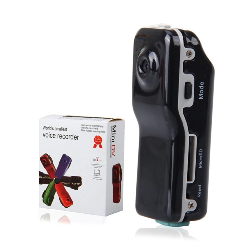 Trade Shop - Mini Dv Telecamera Videocamera Md80 Video/audio Dvr Webcam Usb Micro Sd Spy 2mpx -