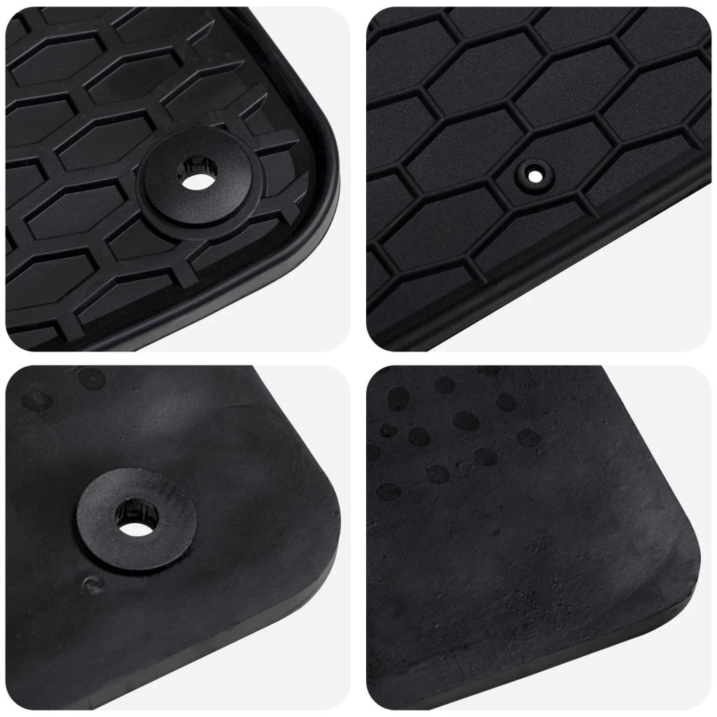 Tappetino per Auto 4 pcs Nero adatto per C3 2017-2024 Gomma 42029141