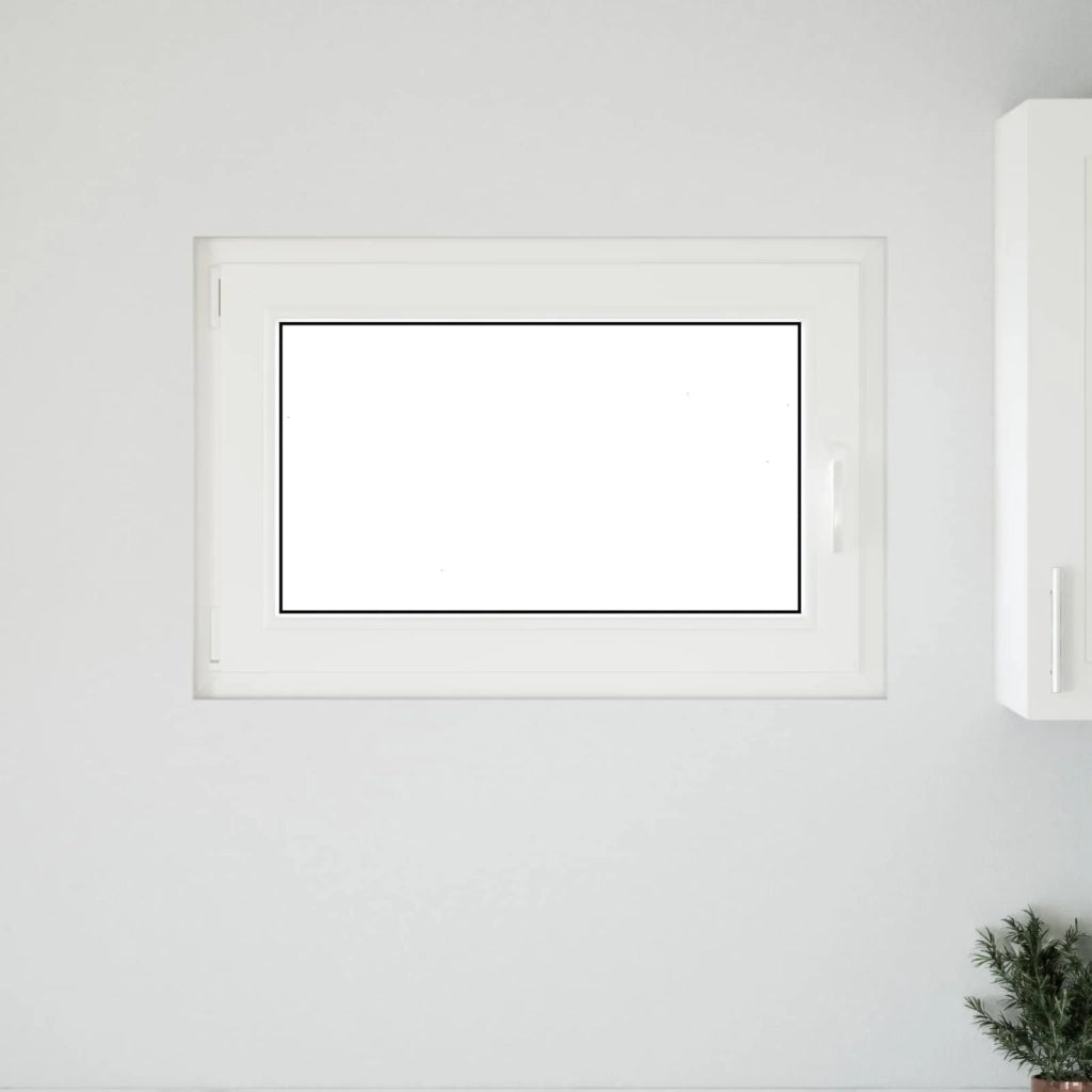 Finestra per Soffitta RISOR 90 x 70 cm PVC e Vetro Bianco 42052409
