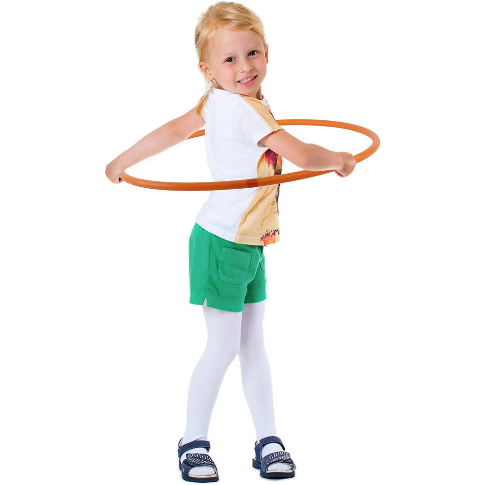 Trade Shop - Hula Hoop Cerchio Anello 60 Cm Ginnastica Sport Bambini Colori Random 2 Pezzi -