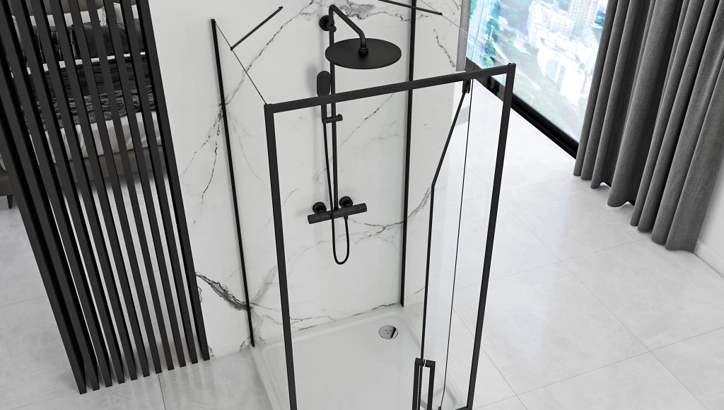Cabina Doccia Ad Angolo Rapid Swing 90x100