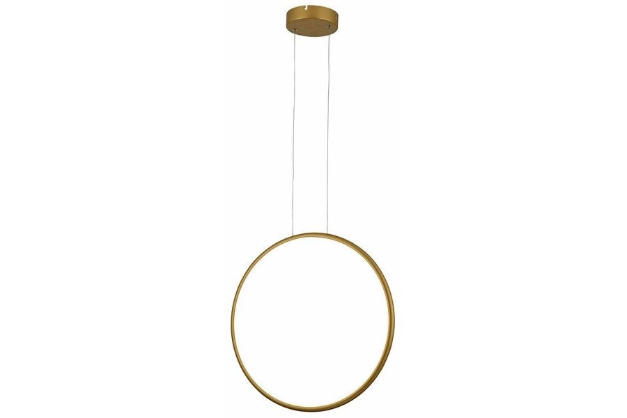 Lampada a sospensione Ragi anello oro Ø50 LED 28W Reality