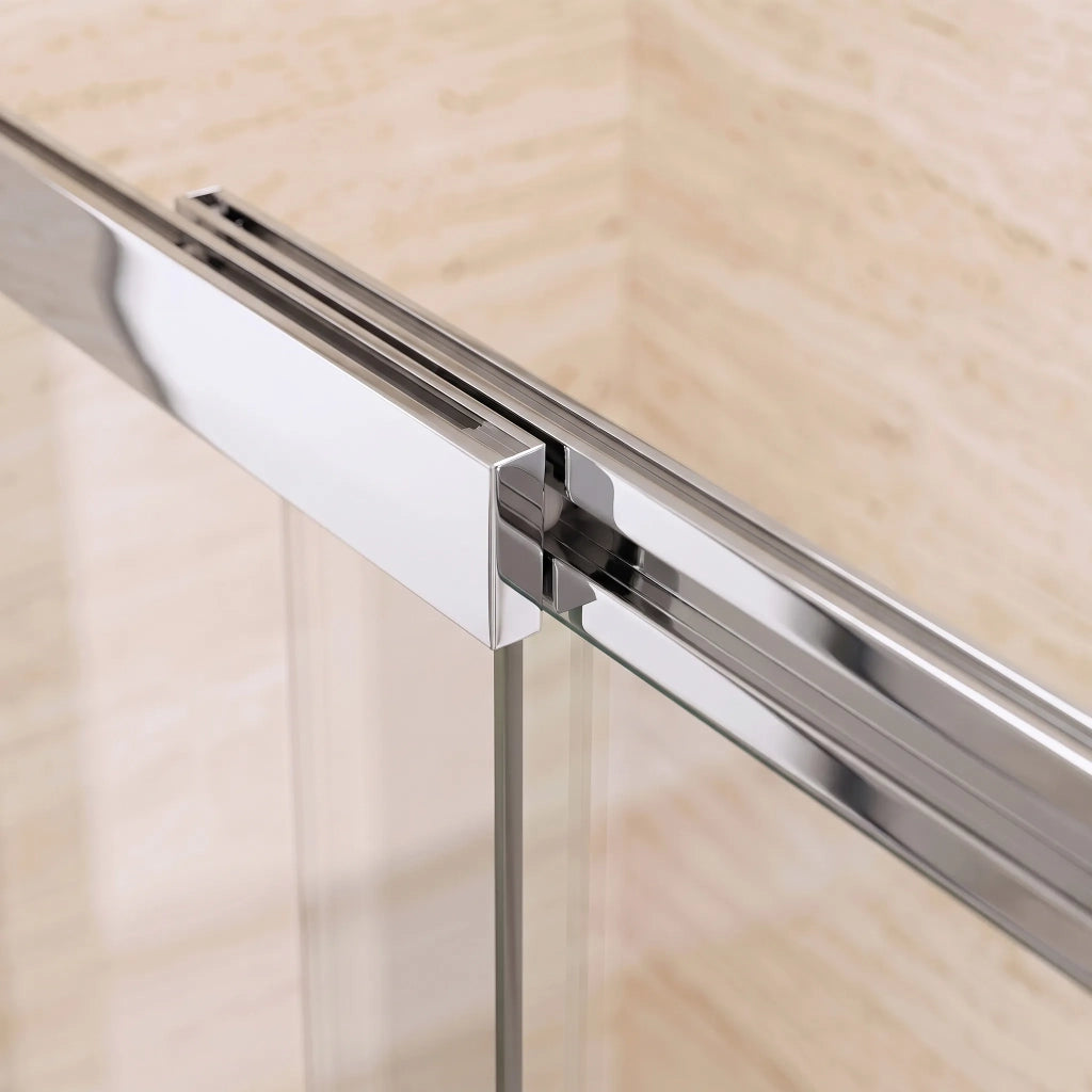 Paravento Vasca Scorrevole Rea Dario Chrome 80