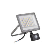Faro LED esterno Kanlux ACETE 30W 3CCT PIR IP44 grigio