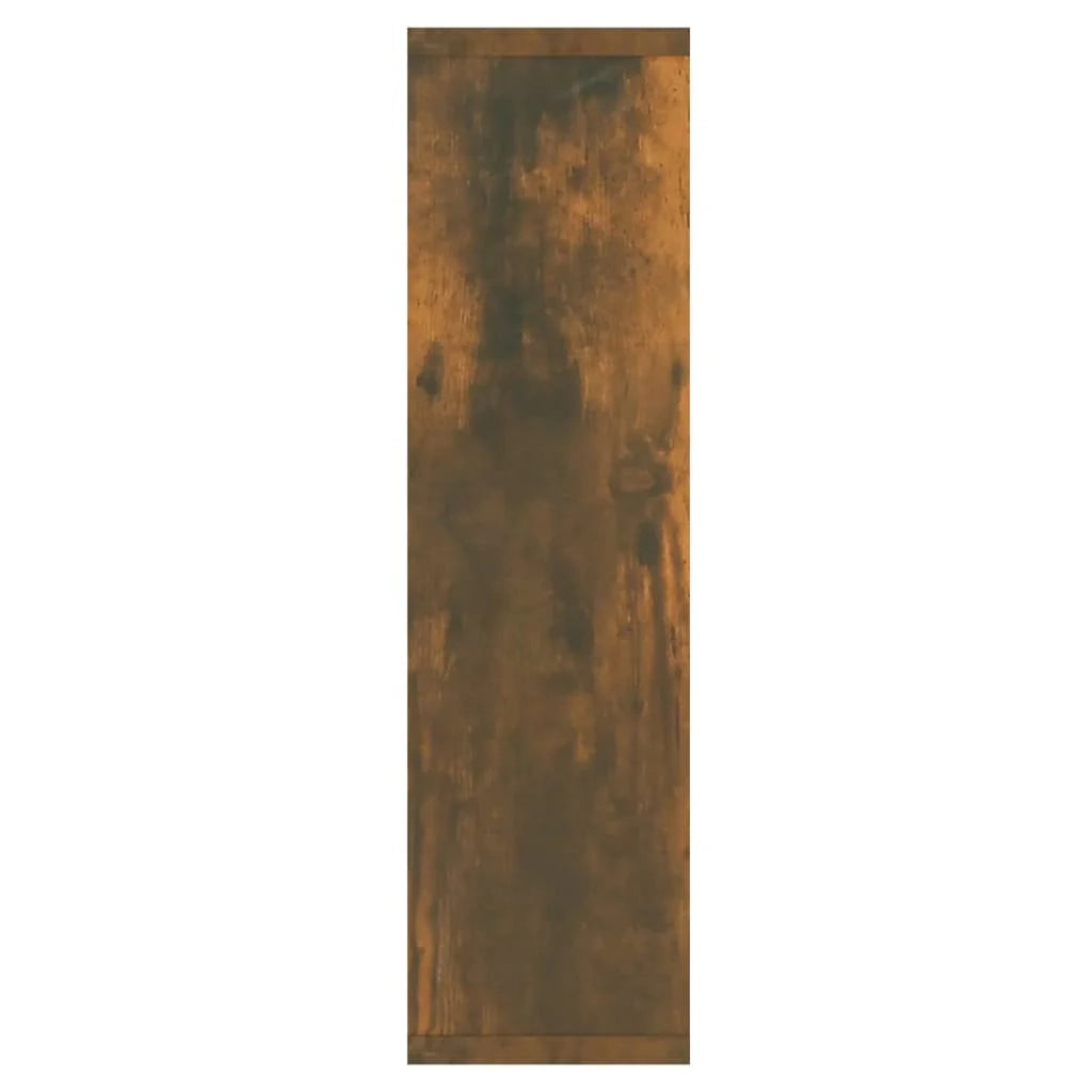 Armadio a specchio con illuminazione a LED 76 x 15 x 55 cm rovere affumicato 02_0006662