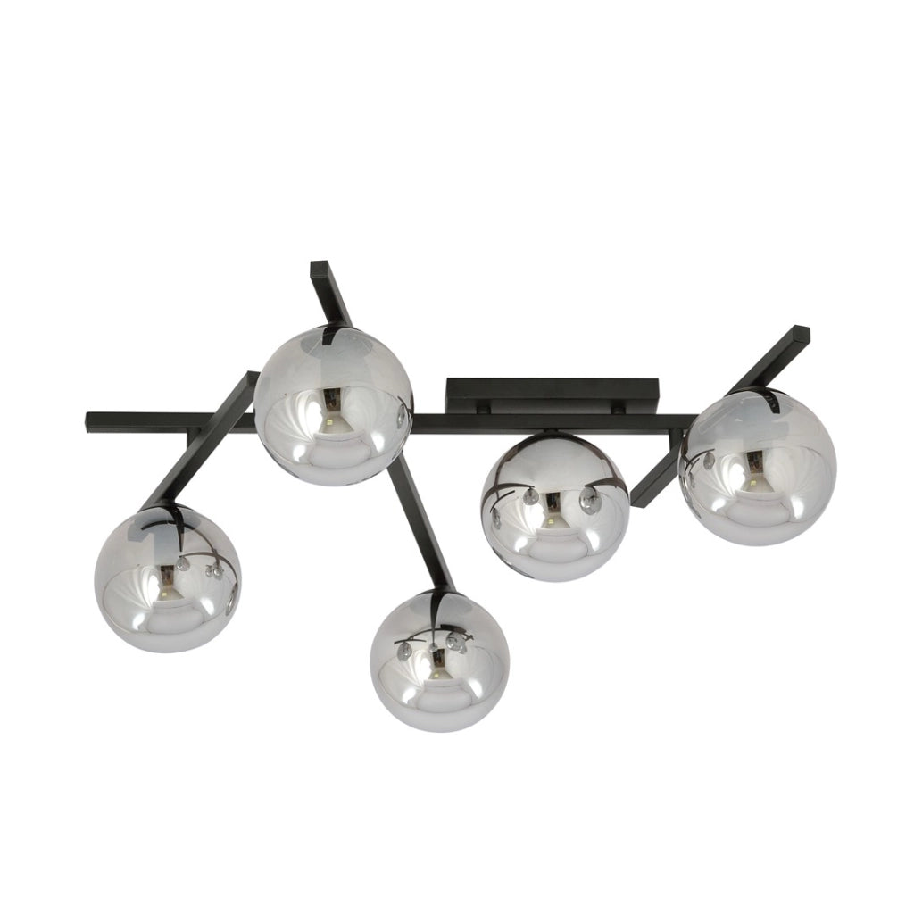 Lampadario Emibig SMART 5 nero/grafite 5xE14 dimmer