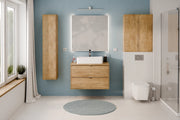 Set mobili bagno 80 cm con piano Terra Cremona 80 cm