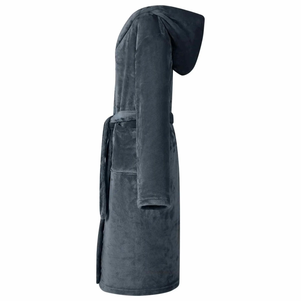 Accappatoio con Cappuccio Blu navy m Flanella 42017238