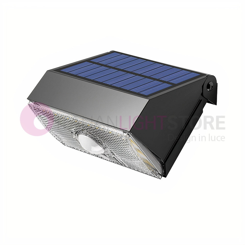 SUNLIGHT Mini Plafoniera LED 1000Lm Con Pannello Solare, Sensore Crepuscolare e Movimento