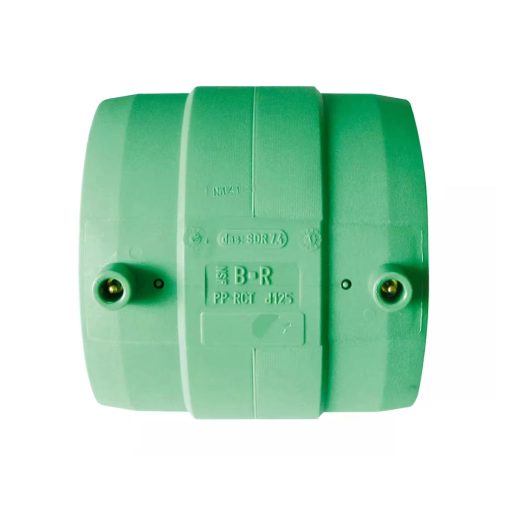 MANICOTTO ELETTRICO IN PPR SERIE TIGRIS GREEN - Ø90  - WAV