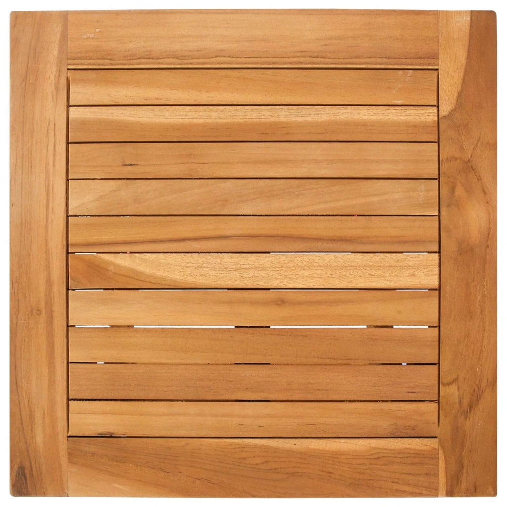 Lettino da sole 2 pcs Marrone Legno di teak solido 42032682